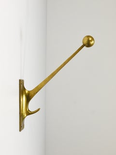 Adolf Loos Art Nouveau Brass Wall Hook for Knize & Comp. Vienna,  Austria, 1909