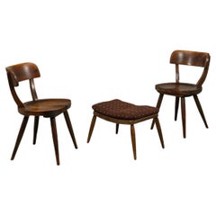 Antique Adolf Loos Attr. & Thonet Original of the Time Jugendstil Seating Ensemble, 1920