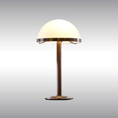 Adolf Loos, Opalglas-Tischlampe aus Messing, Jugendstil, Neuauflage