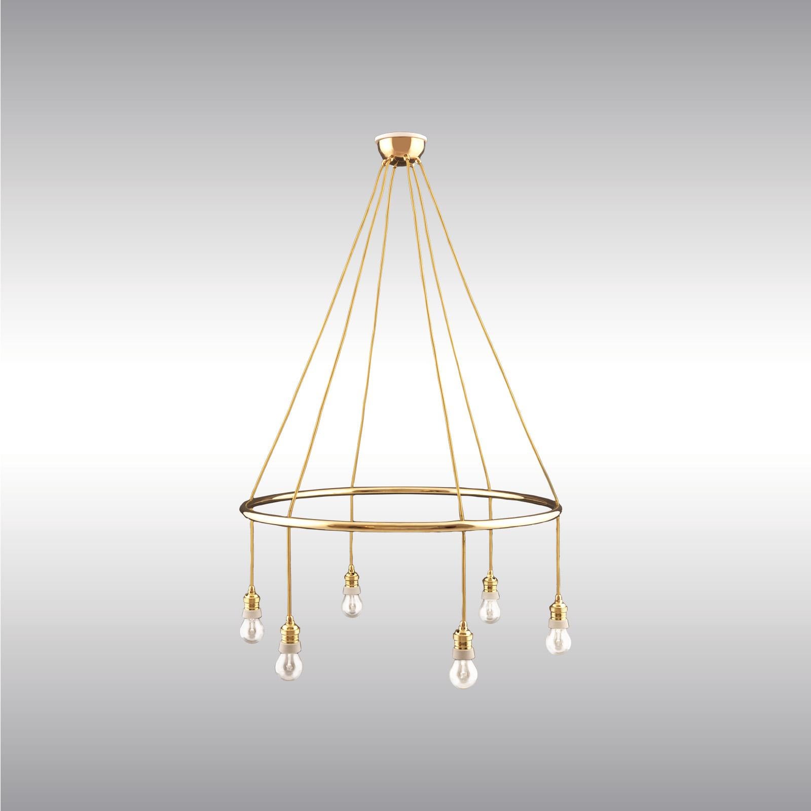 Lampadario utilizzato per la prima volta nel 1899 al Cafe Museum, successivamente per l'appartamento di Leopold Goldman, il costruttore del famoso 