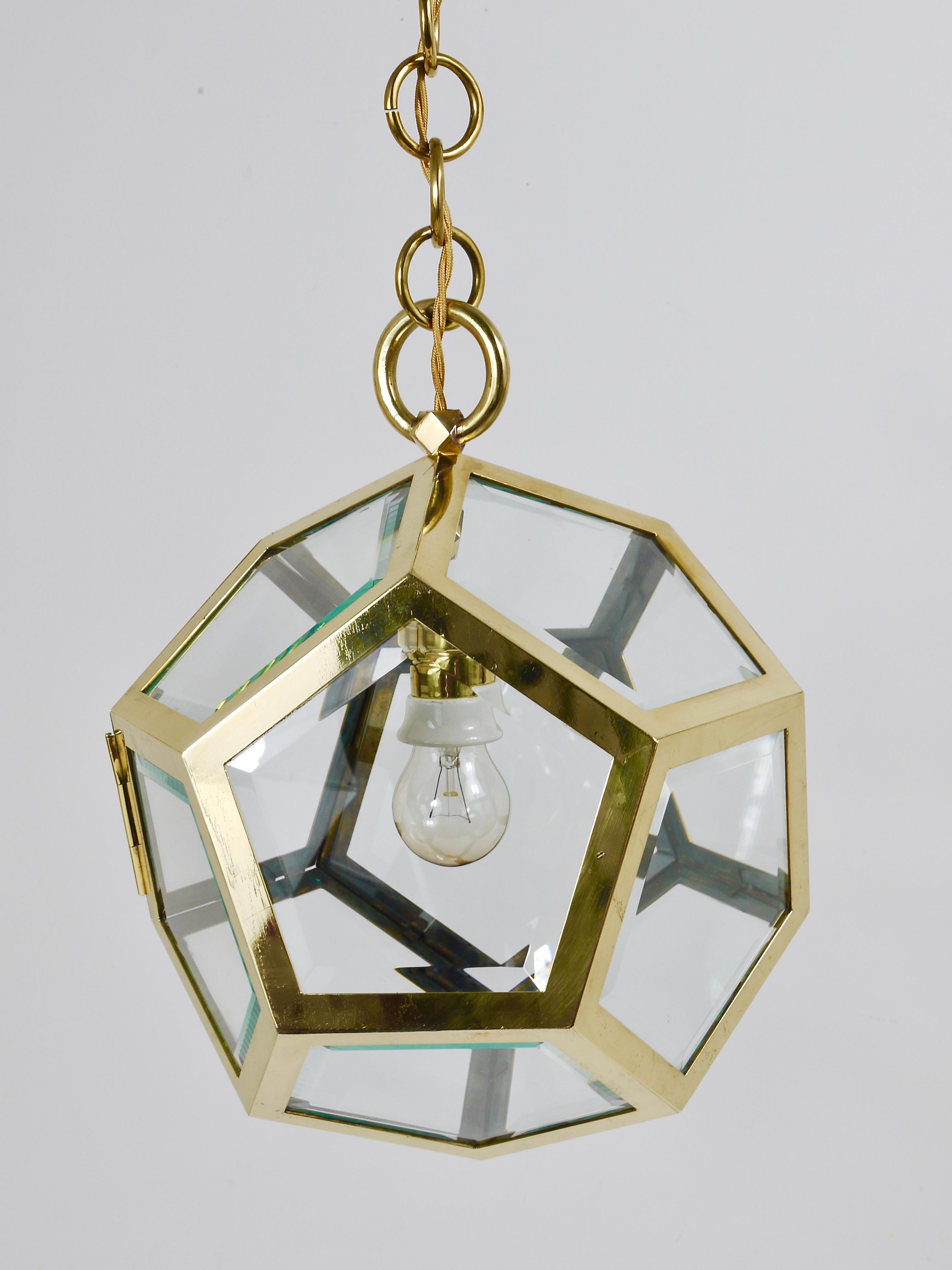 Lampadario a sospensione Adolf Loos Dodekaeder, Friedrich Otto Schmidt, 1900 in vendita 10