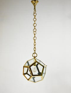 Lustre suspendu Adolf Loos Dodekaeder, Friedrich Otto Schmidt, années 1900