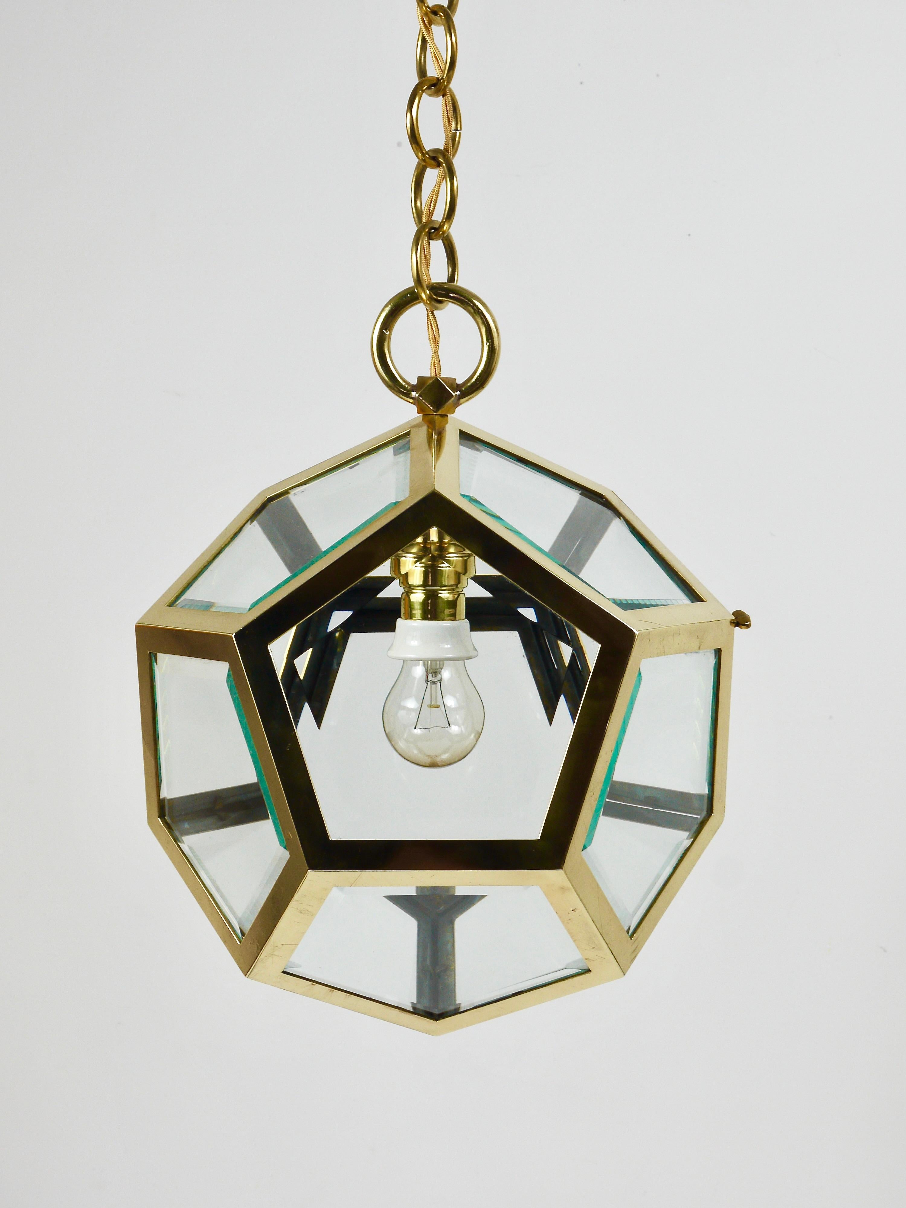 Lampadario a sospensione Adolf Loos Dodekaeder, Friedrich Otto Schmidt, 1900 in vendita 12