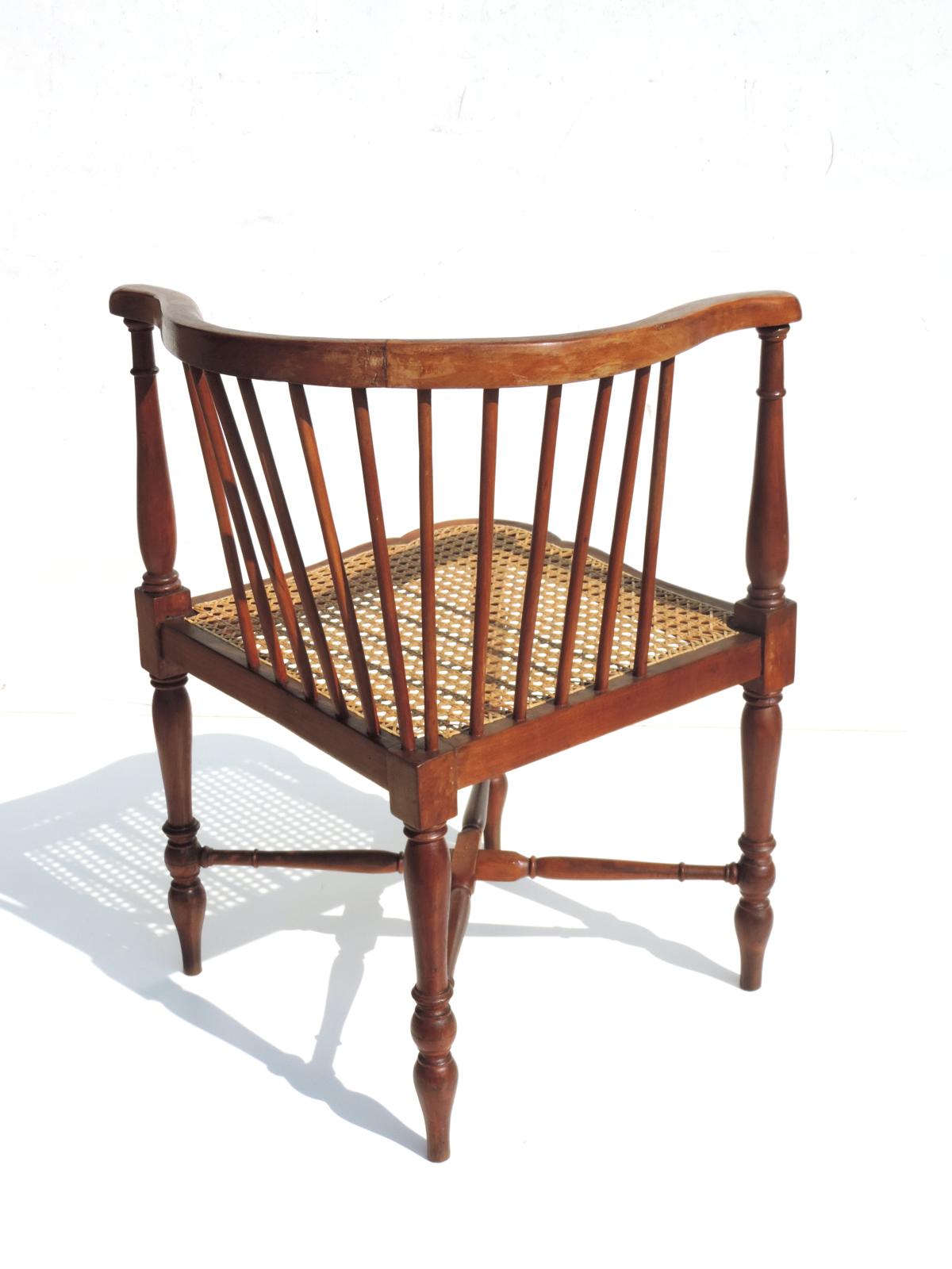 Adolf Loos F.O. Schmidt 1898-1900 Jugendstil Corner Chair For Sale 1