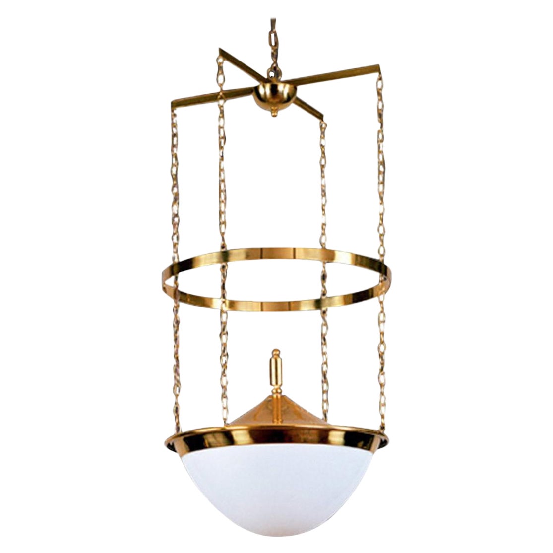 Adolf Loos per la Banca Anglo Austriaca Lampadario di Vienna Jugendstil re Edizione