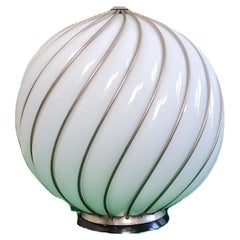 Adolf Loos: Große Vintage-Stehlampe aus Messing und Muranoglas