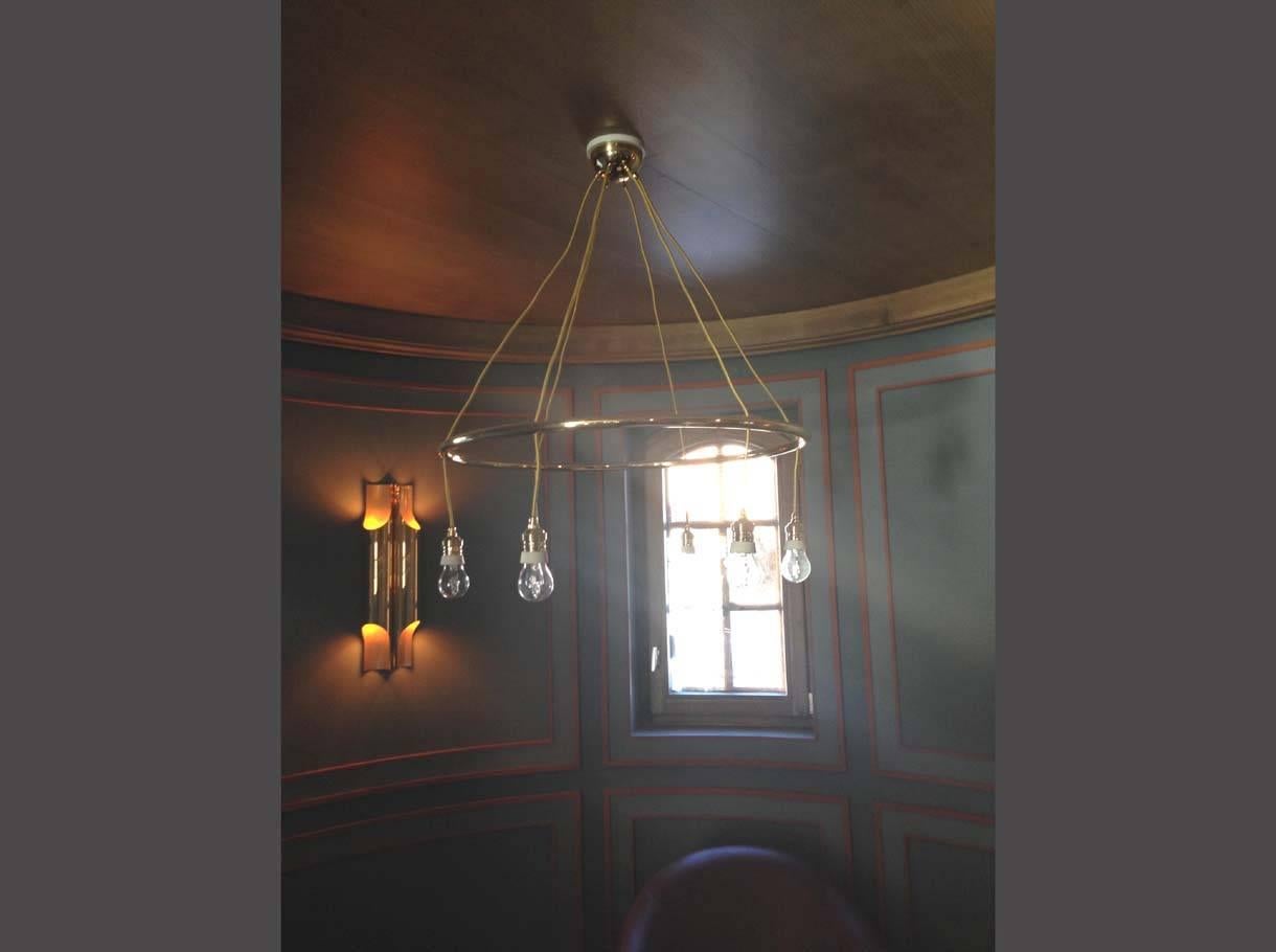 Adolf Loos Jugendstil Chandelier, Cafe Museum Vienna, Re-Edition im Angebot 1