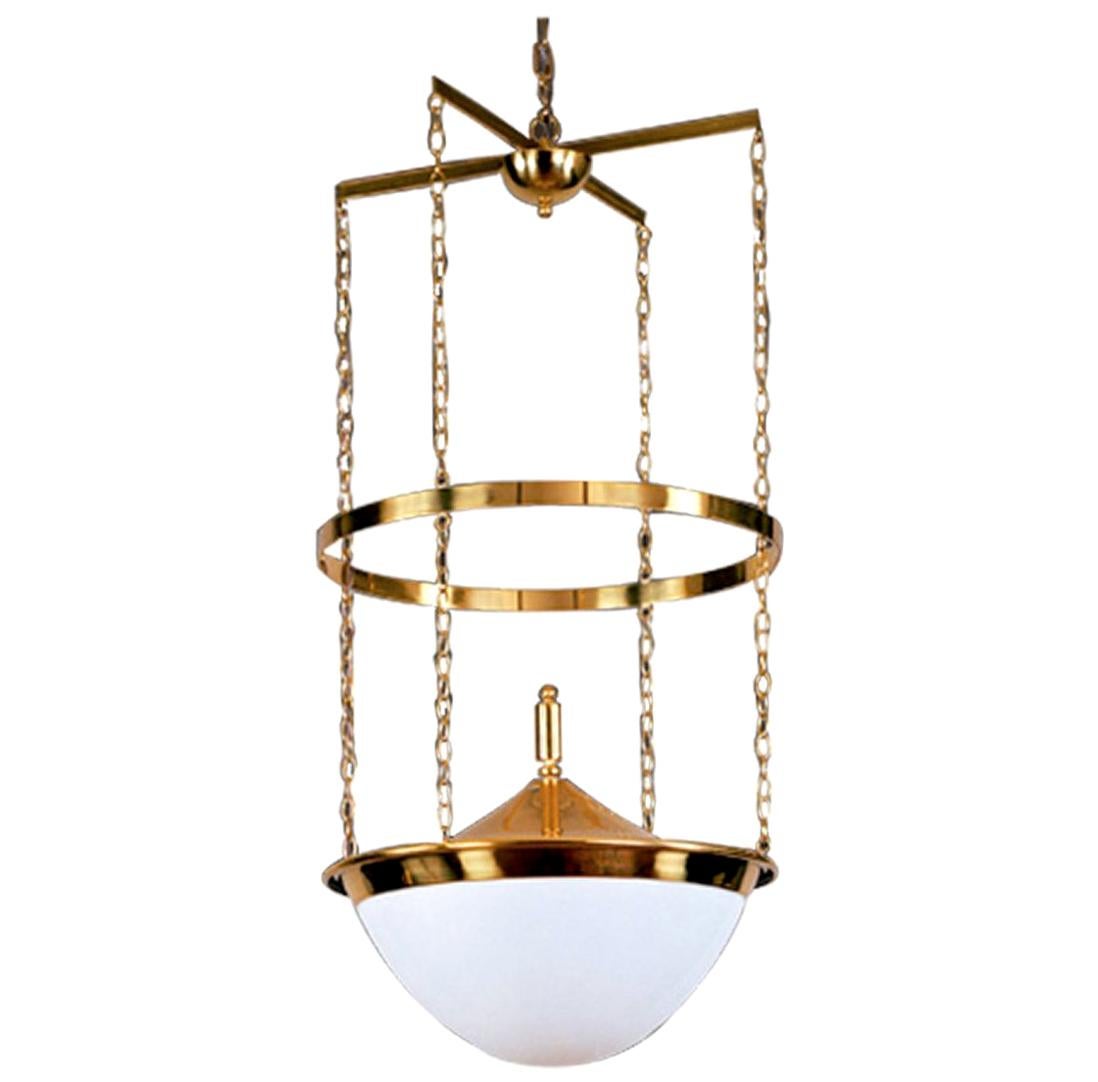 Adolf Loos Jugendstil Chandelier for the Anglo/Austrian Bank Vienna, Re-Edition For Sale