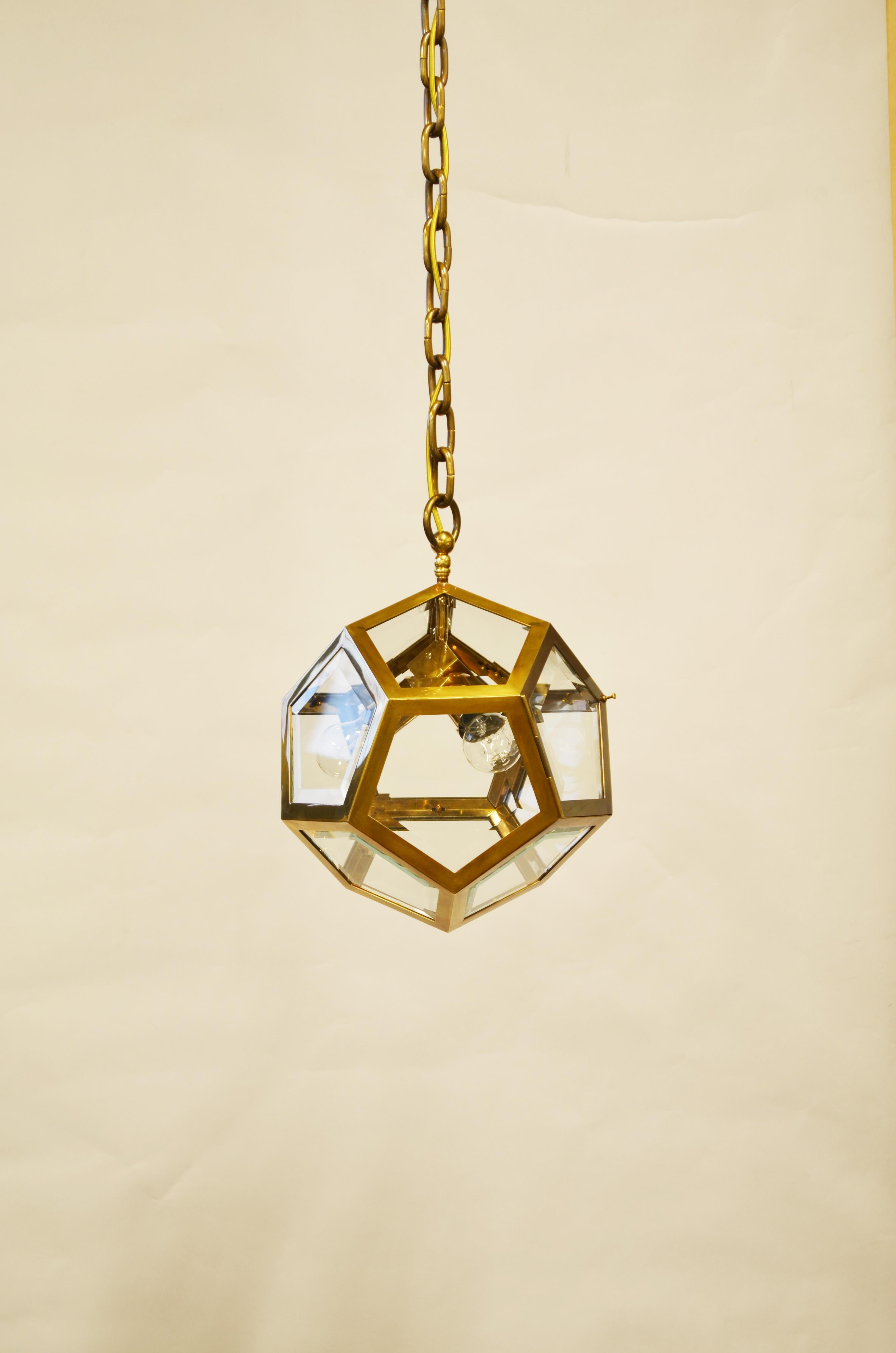 Jugendstil Adolf Loos Pendant for the Knize Salon in Vienna, Re- Edition For Sale