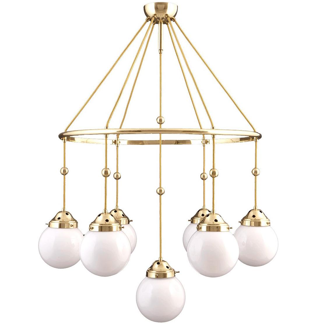 Adolf Loos utilizaba a menudo este tipo de lámparas en las mansiones que diseñaba.

Todos los componentes cumplen la normativa UL; con un cargo adicional, elaboraremos una lista UL y etiquetaremos nuestras luminarias.
 
