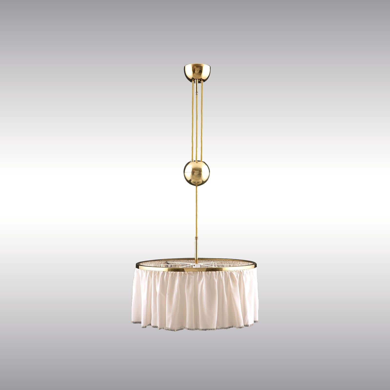 Carrusel de poleas de seda y latón Adolf Loos, reedición en Nuevo estado para la venta en Vienna, AT
