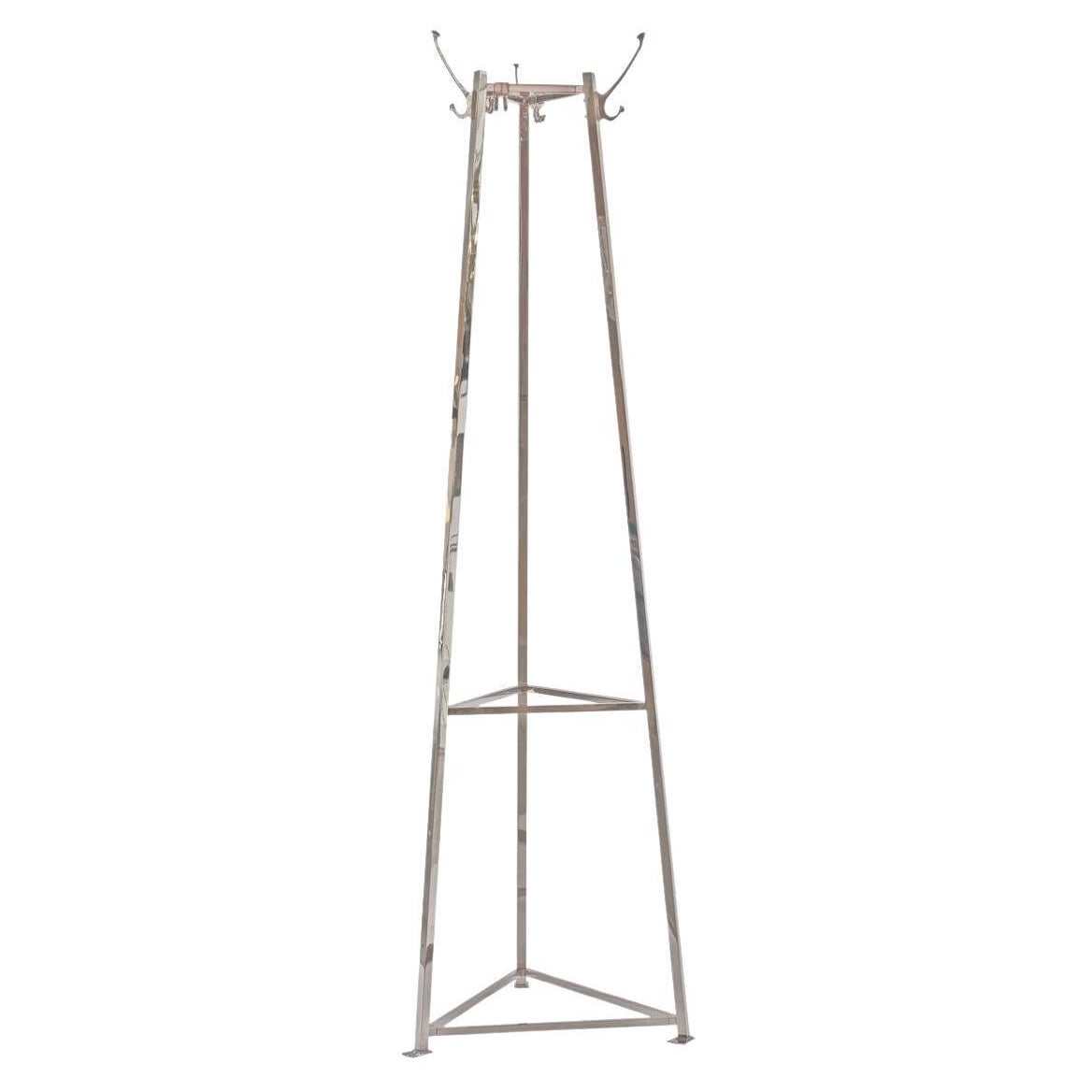 Adolf Loos Very Heavy Brass Coat Stand, Coat Rack, Re-Edition