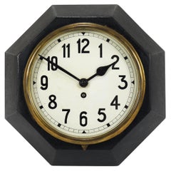 Antique Adolf Loos Vienna Modernism Wall Clock, Austria, 1920s