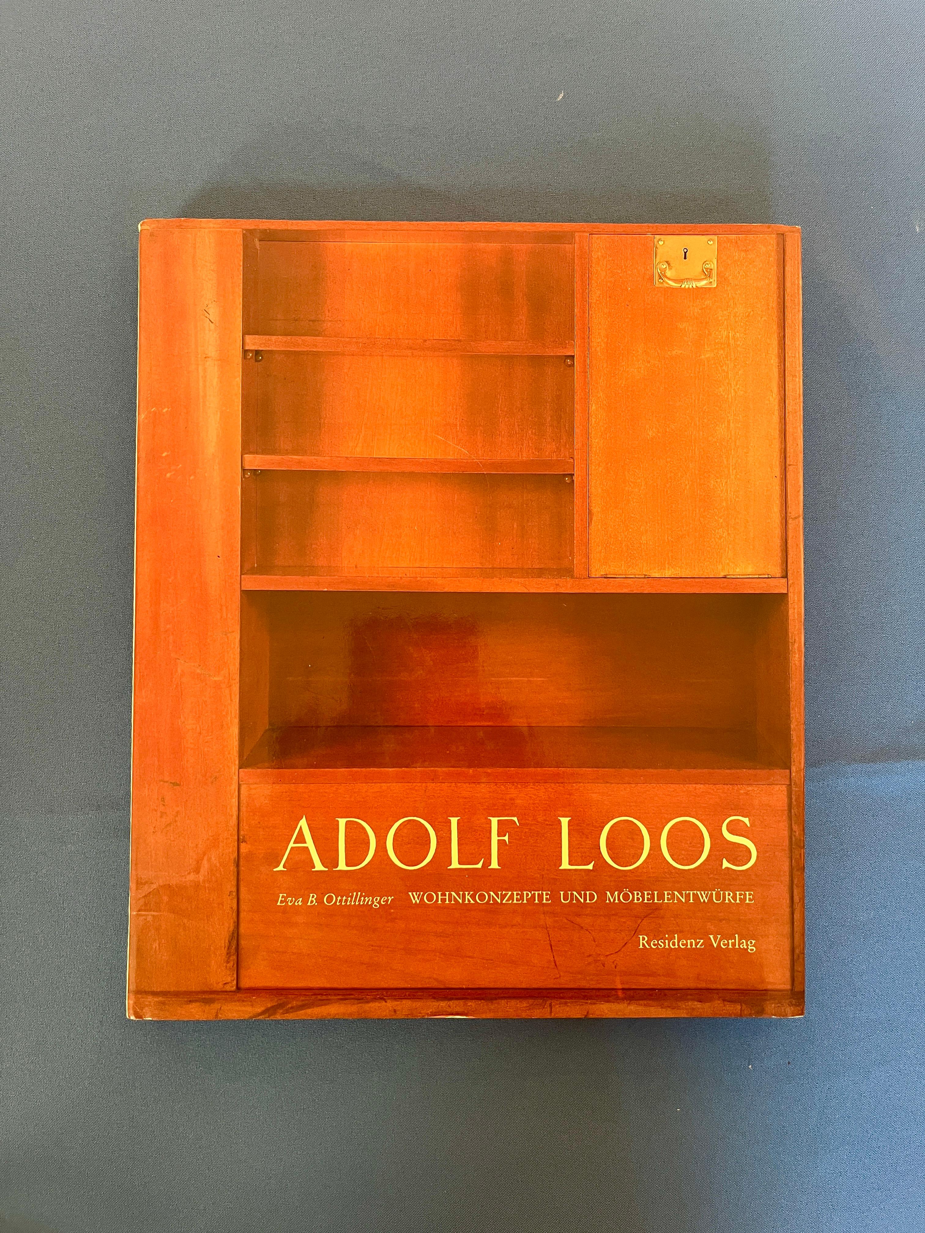 Noirci Horloge murale du modernisme viennois Adolf Loos par Junghans, Allemagne, années 1920 en vente