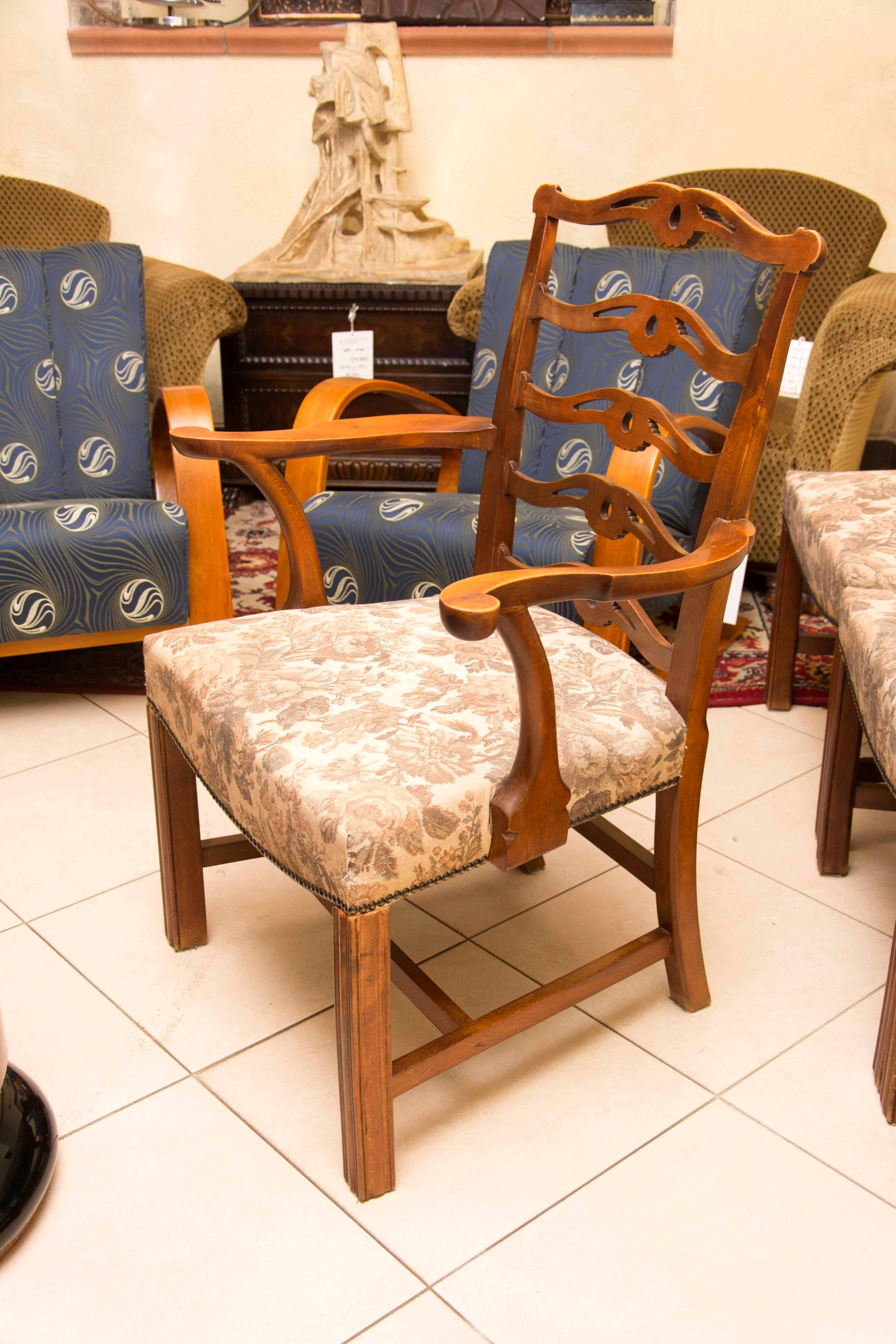 Jugendstil Adolf Loos, Early 20th Century Secessionist Armchair in Oak For Sale