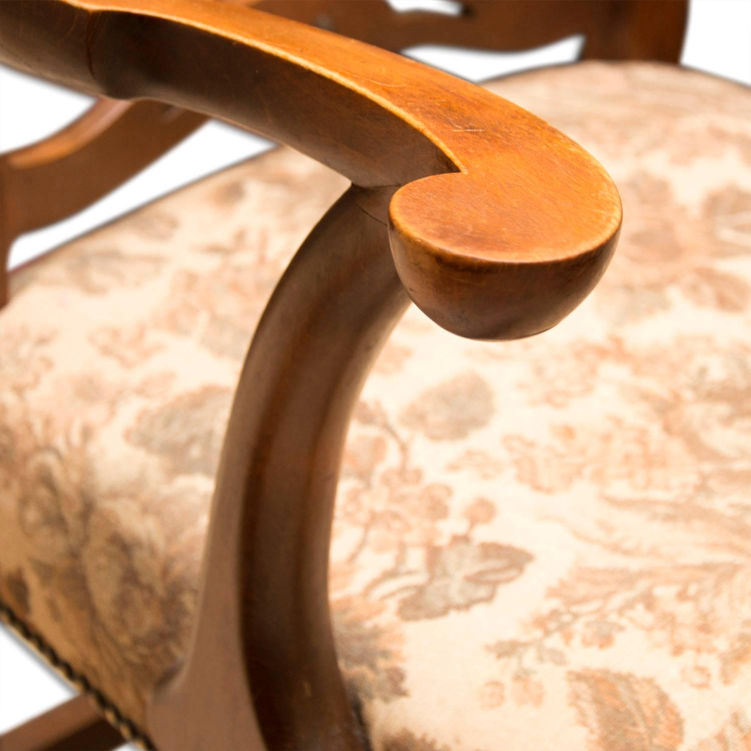 Adolf Loos, Early 20th Century Secessionist Armchair in Oak For Sale 1