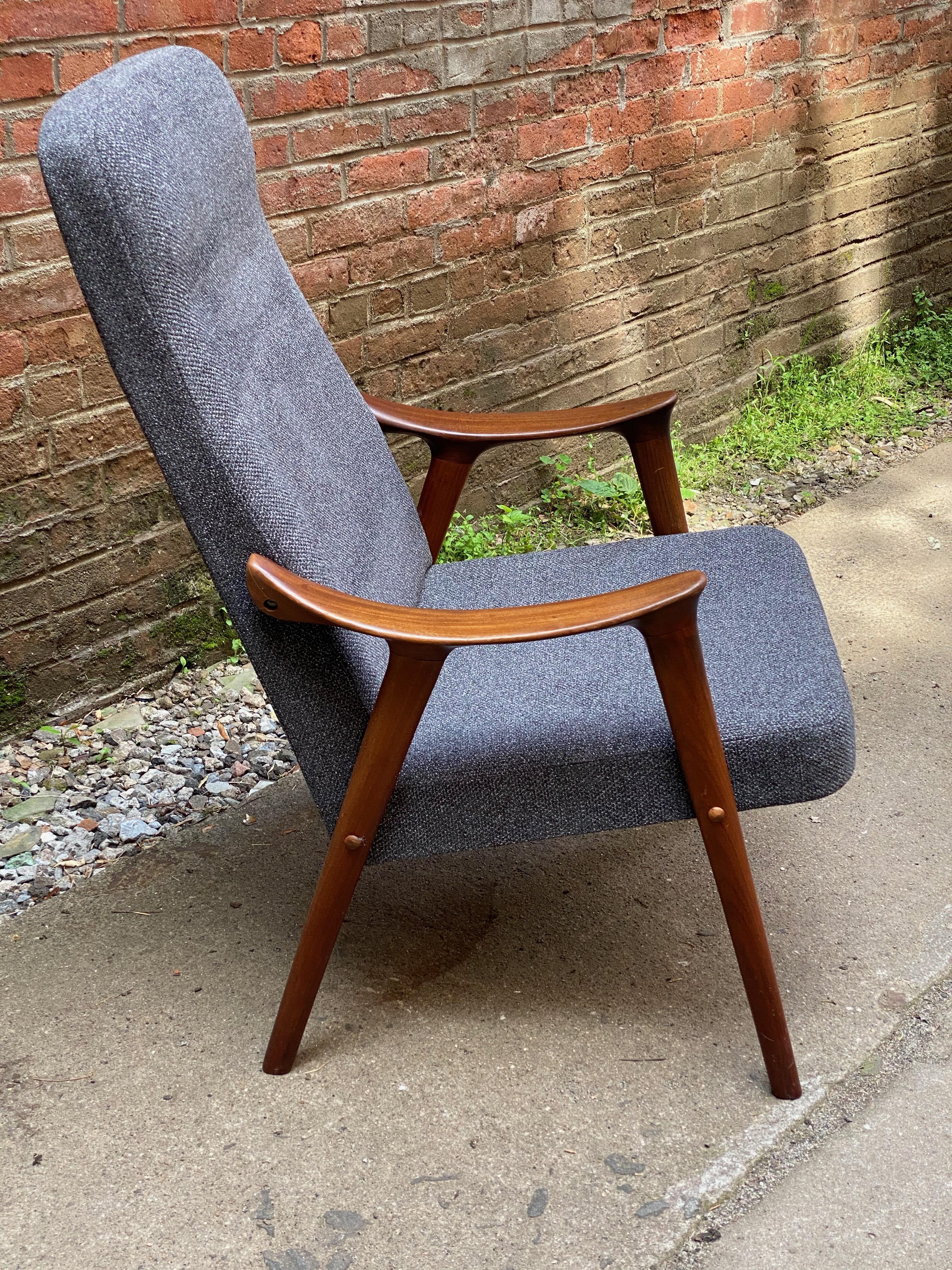 Scandinavian Modern Adolf Rastad and Rolf Relling Teak Scoop Armchair