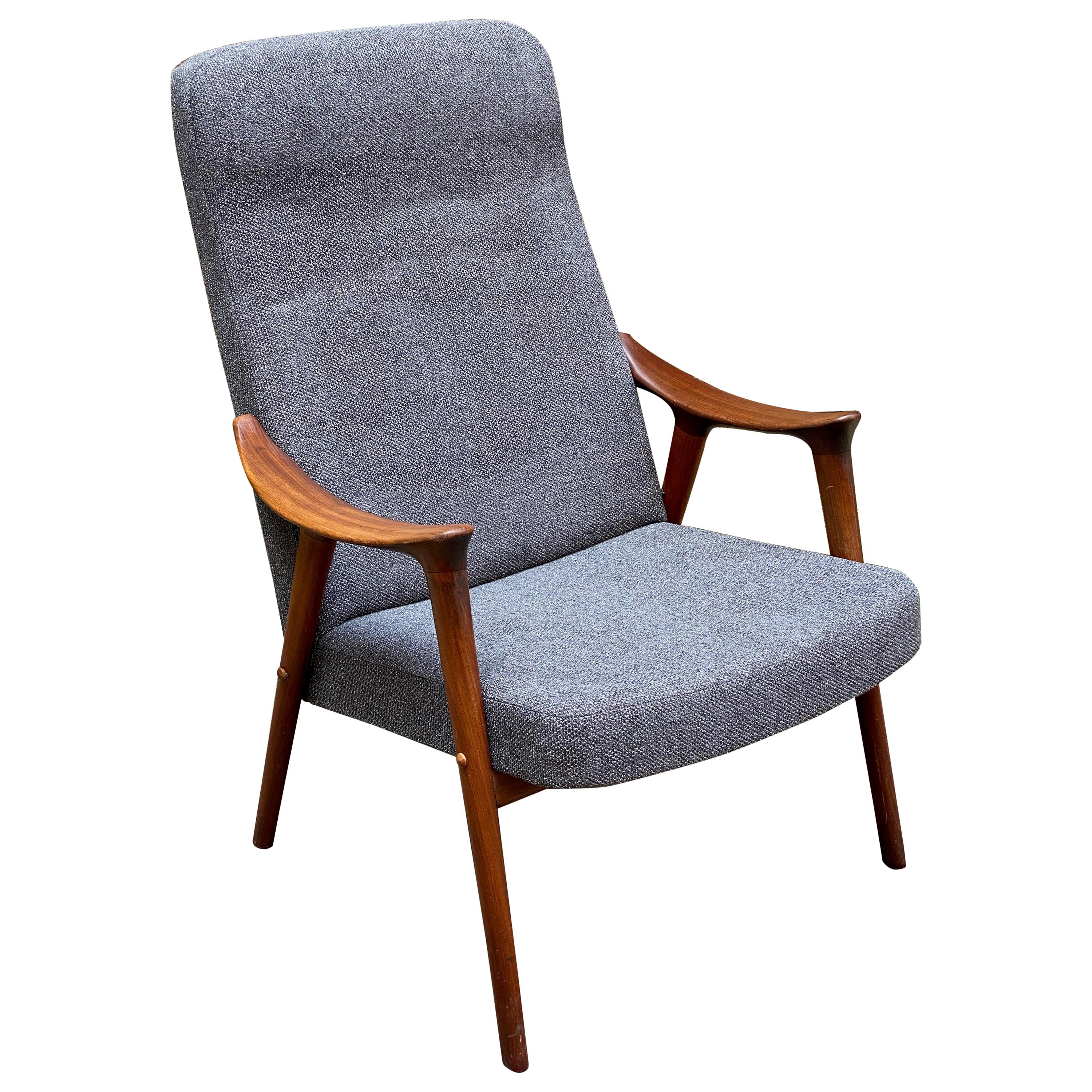 Adolf Rastad and Rolf Relling Teak Scoop Armchair