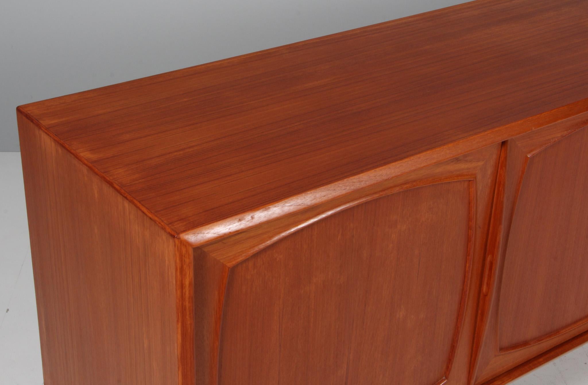 Scandinavian Modern Adolf Relling and Rolf Rastad for Bahus Teak Credenza or Sideboard, Norway 1960s For Sale