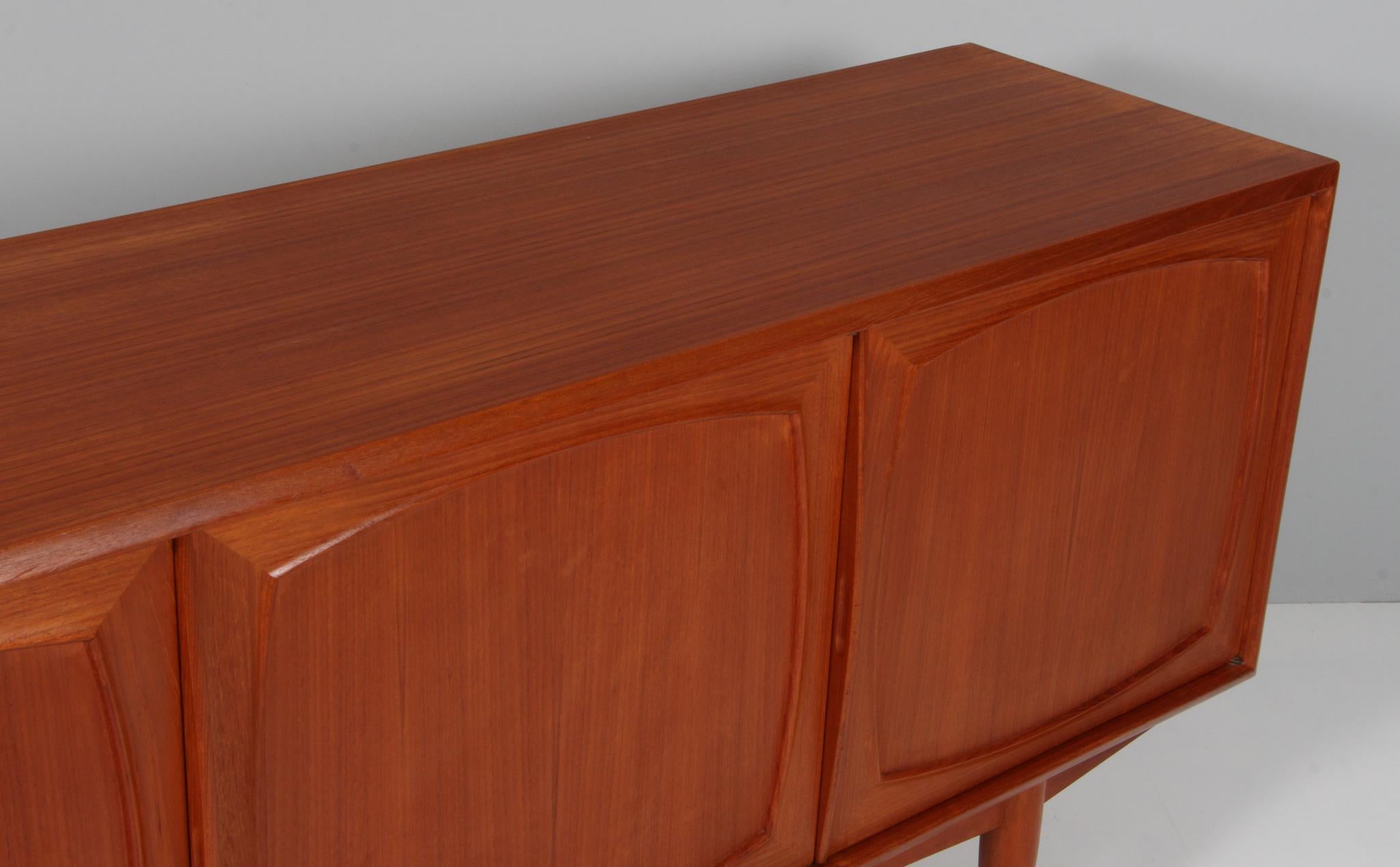 Norwegian Adolf Relling and Rolf Rastad for Bahus Teak Credenza or Sideboard, Norway 1960s For Sale