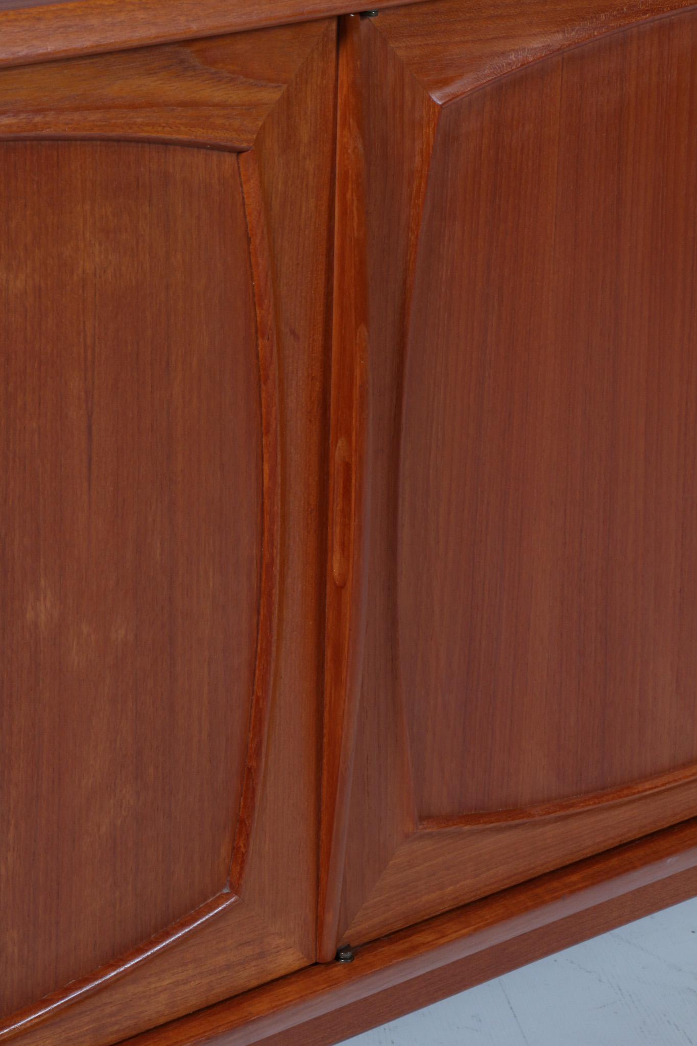 Adolf Relling and Rolf Rastad for Bahus Teak Credenza or Sideboard, Norway 1960s In Good Condition For Sale In Esbjerg, DK
