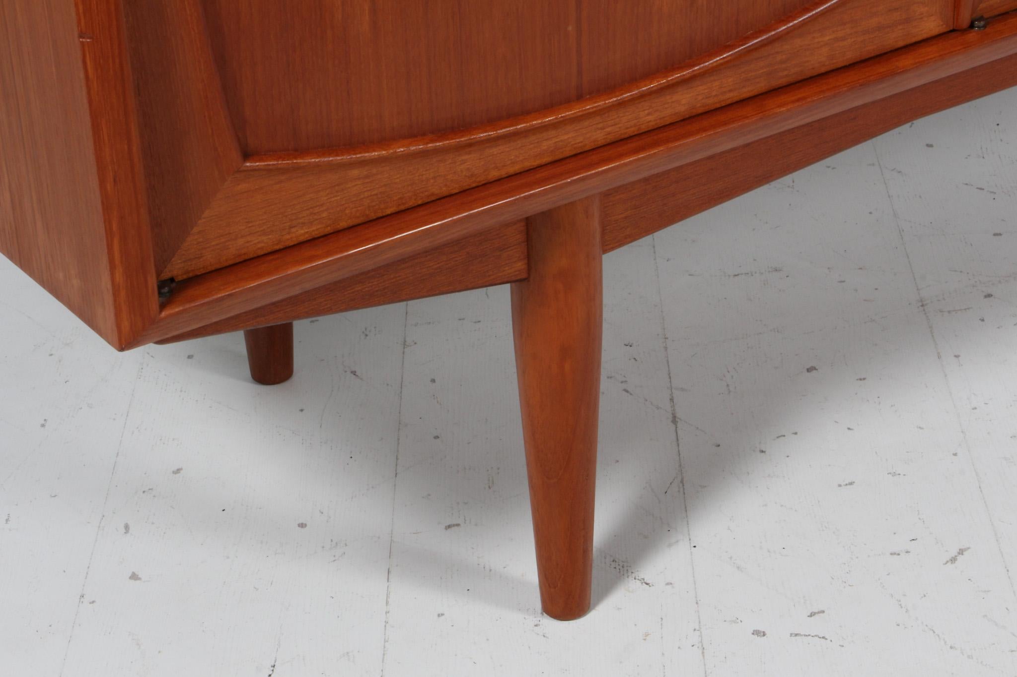 Adolf Relling and Rolf Rastad for Bahus Teak Credenza or Sideboard, Norway 1960s For Sale 1