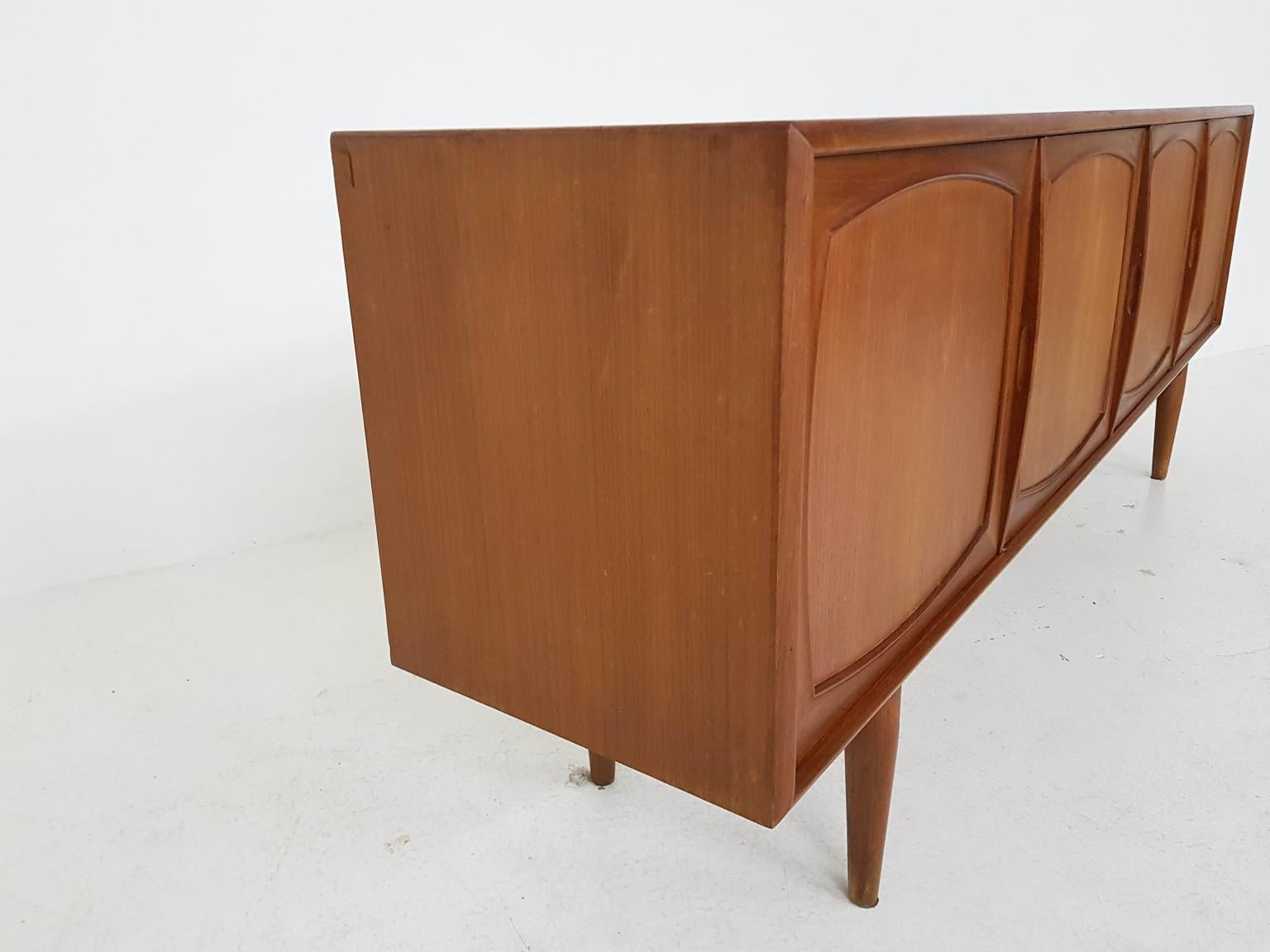 Adolf Relling and Rolf Rastad for Bahus Teak Credenza or Sideboard, Norway 1960s 3