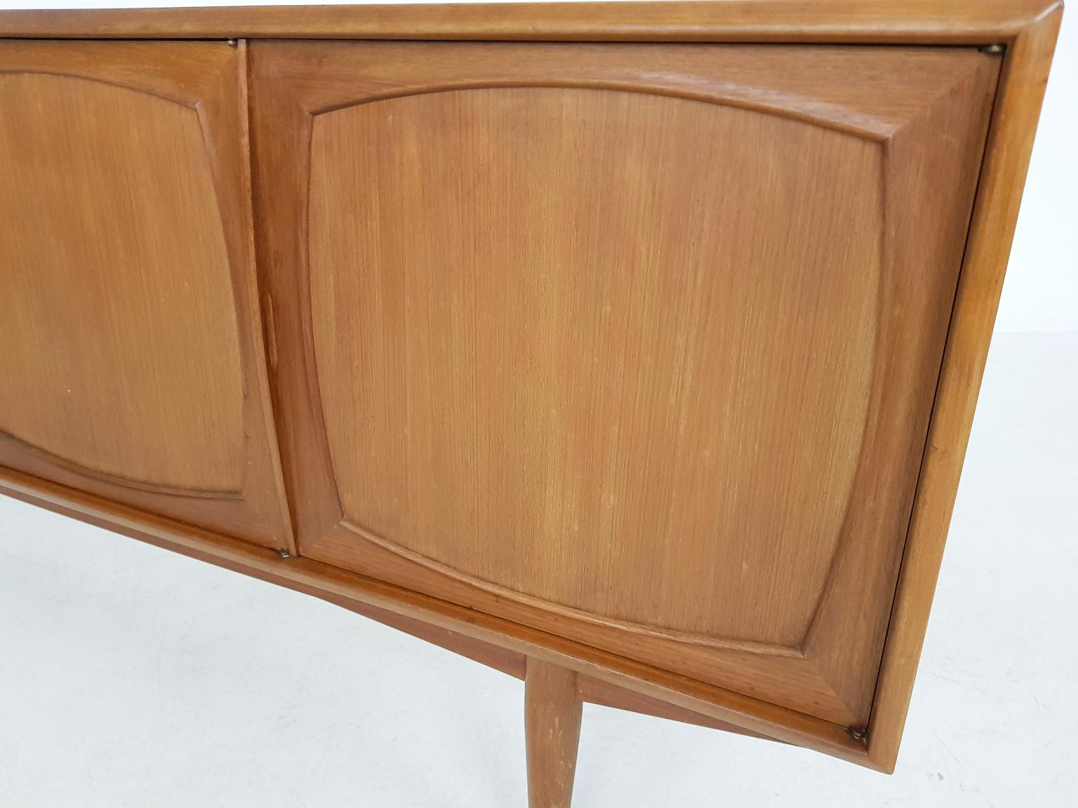 20th Century Adolf Relling and Rolf Rastad for Bahus Teak Credenza or Sideboard, Norway 1960s
