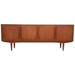 Adolf Relling und Rolf Rastad für Bahus Teakholz Anrichte oder Sideboard:: Norwegen 1960er Jahre