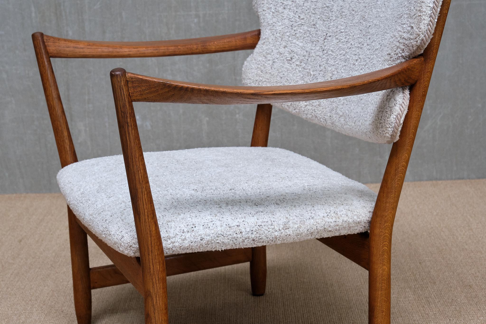 Adolf Relling & Fredrik Kayser 'Fireplace' Armchair in Oak, Dokka, Norway, 1958 For Sale 3