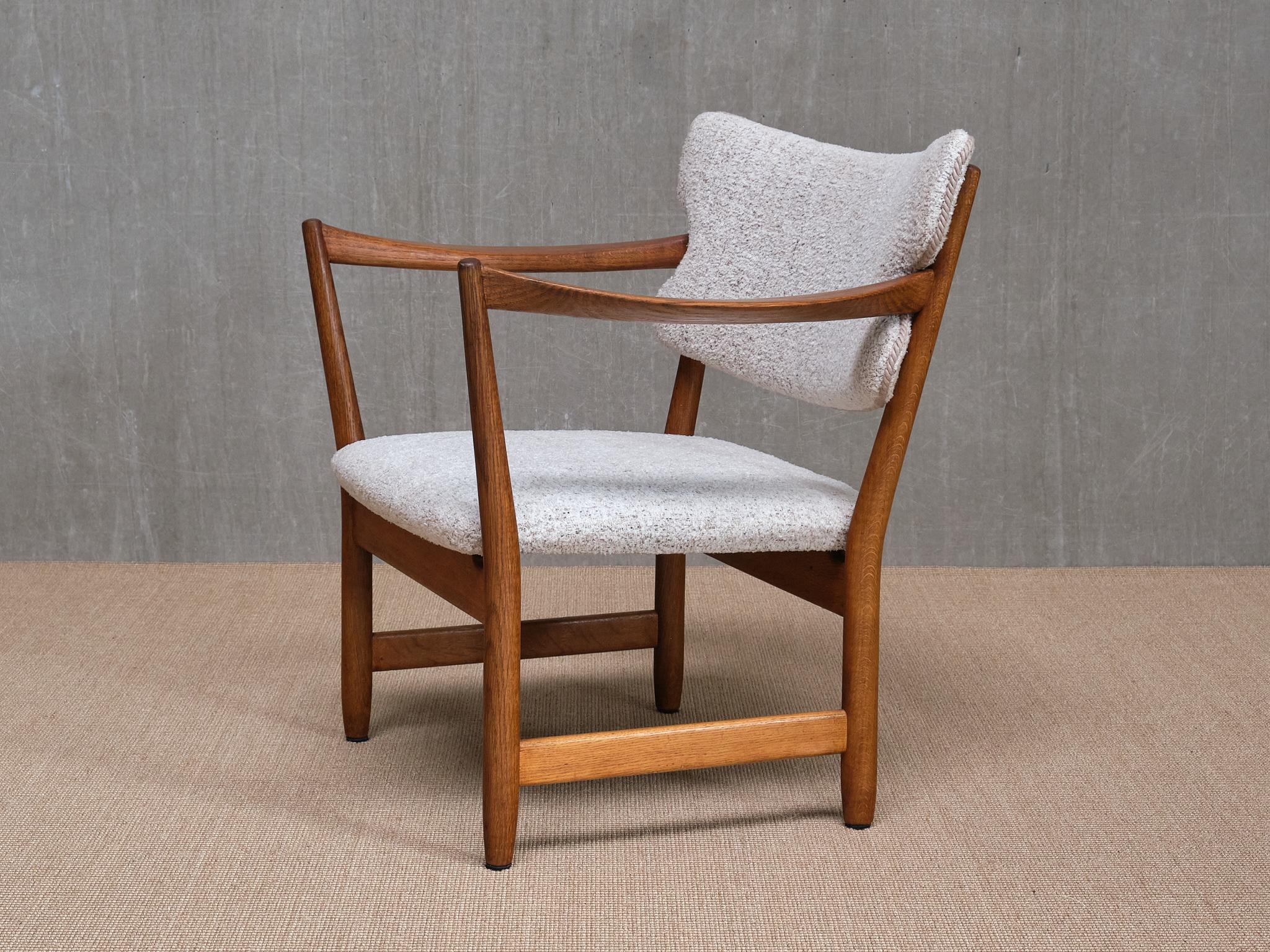 Adolf Relling & Fredrik Kayser 'Fireplace' Armchair in Oak, Dokka, Norway, 1958 For Sale 2