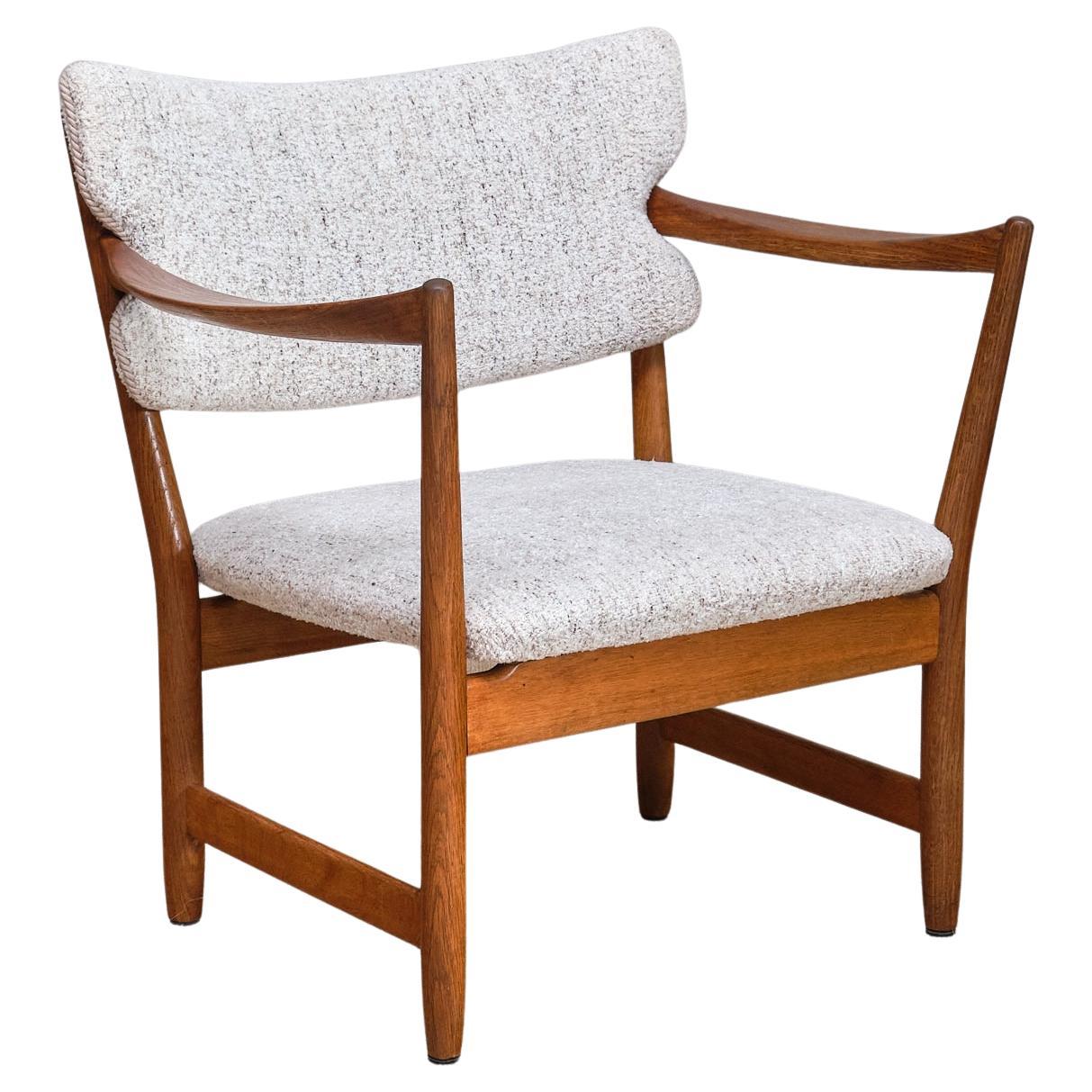 Adolf Relling & Fredrik Kayser 'Fireplace' Armchair in Oak, Dokka, Norway, 1958 For Sale