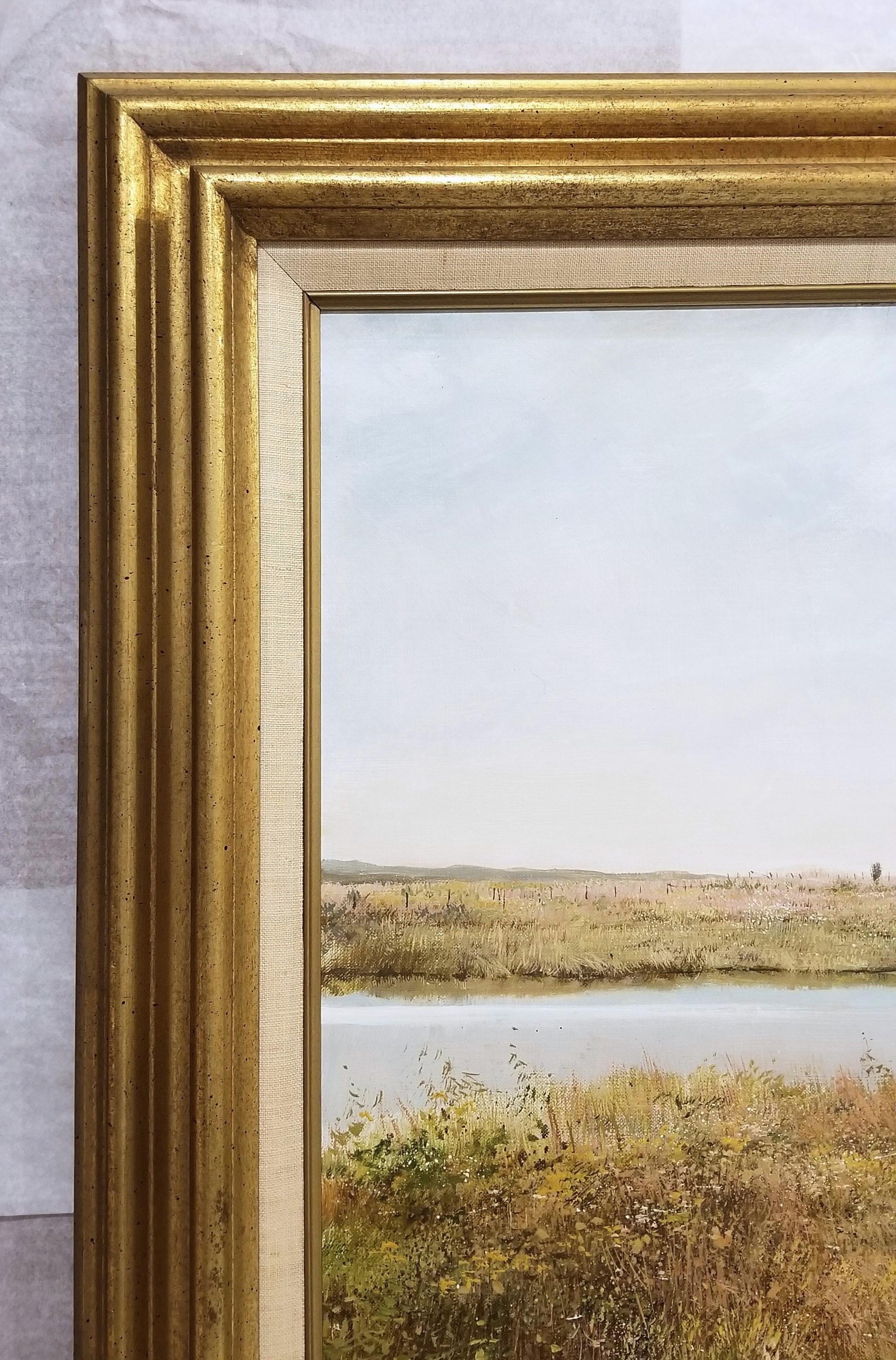 Fun Time /// Adolf Sehring Pintura al óleo Niños Virginia Paisaje Realismo Arte en venta 5