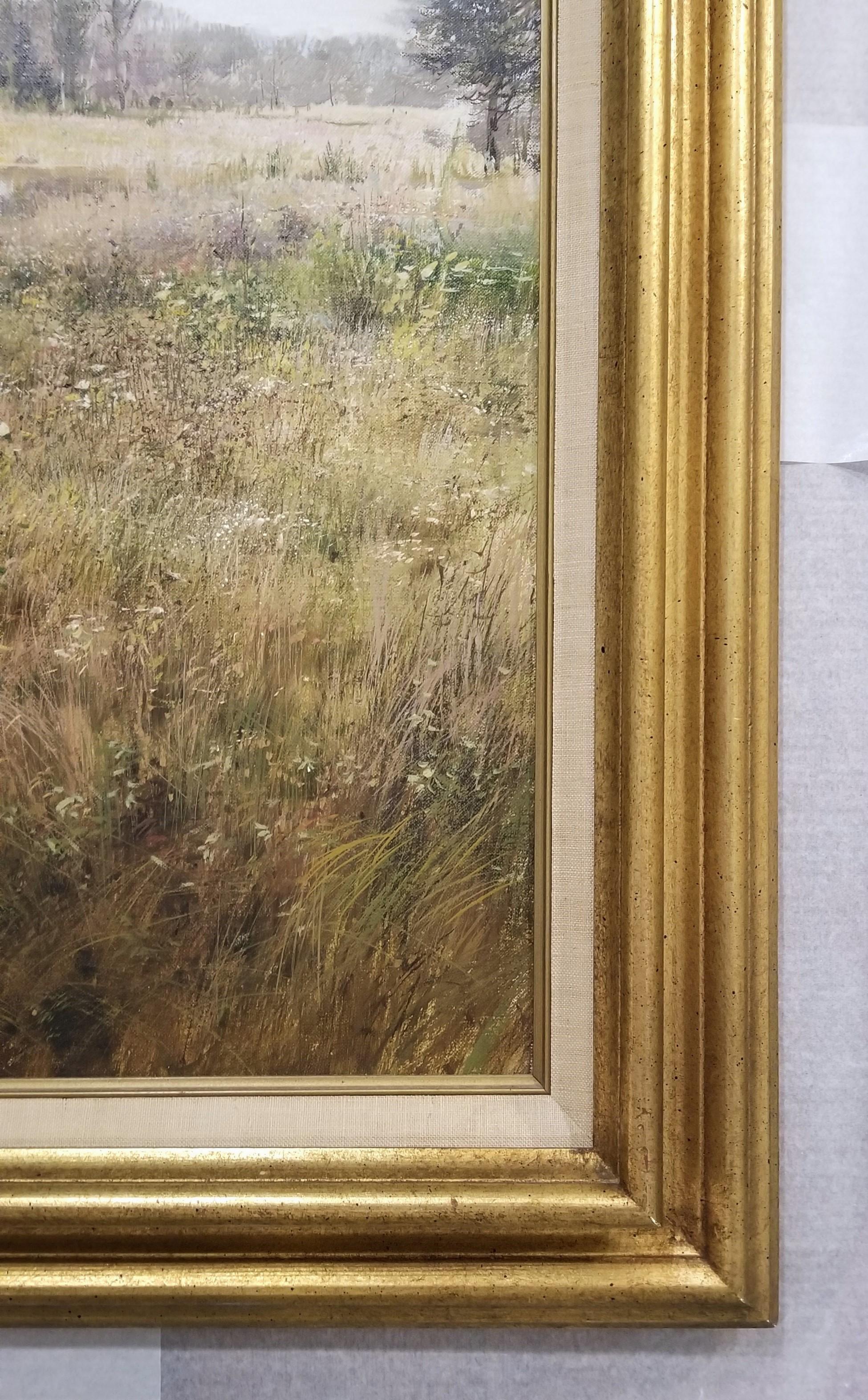 Fun Time /// Adolf Sehring Pintura al óleo Niños Virginia Paisaje Realismo Arte en venta 7