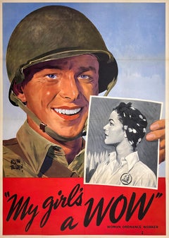 Poster originale d'epoca My Girl's A WOW di Adolf Treidler