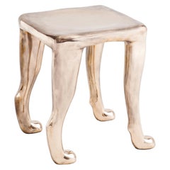 Adolfo Abejon Bronze Sculpture Stool 'Khamon'