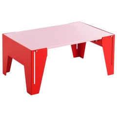 Adolfo Abejon Contemporary Design 'Falcon' Pink Side Table