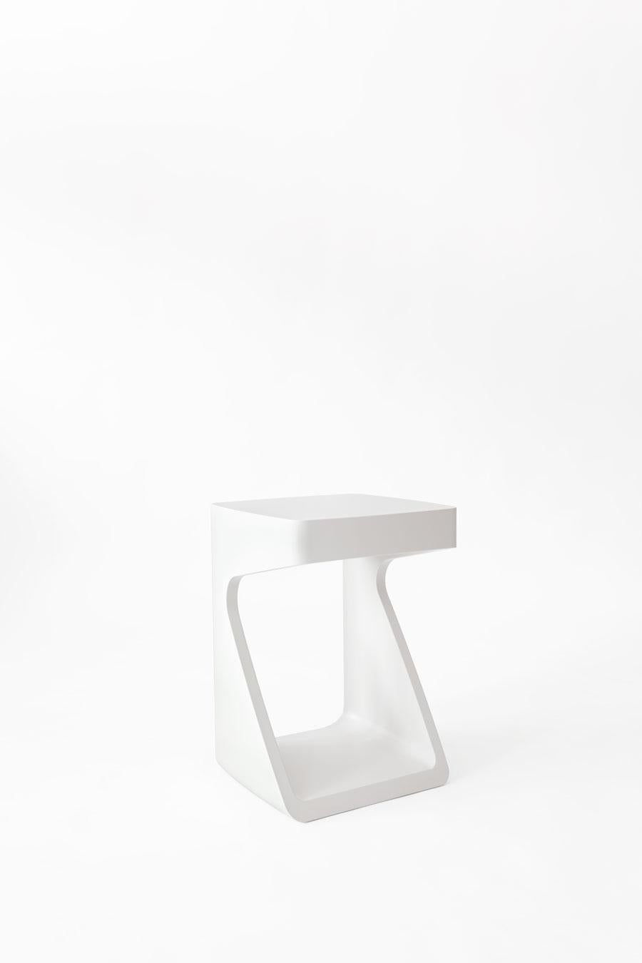 Adolfo Abejon 'Orion' side table manufactured in Barcelona

Orion is a side table made in resine composite. It is versatile, because its design allows objects to be placed inside its inferior cavity as well as on top of it. This piece works as a