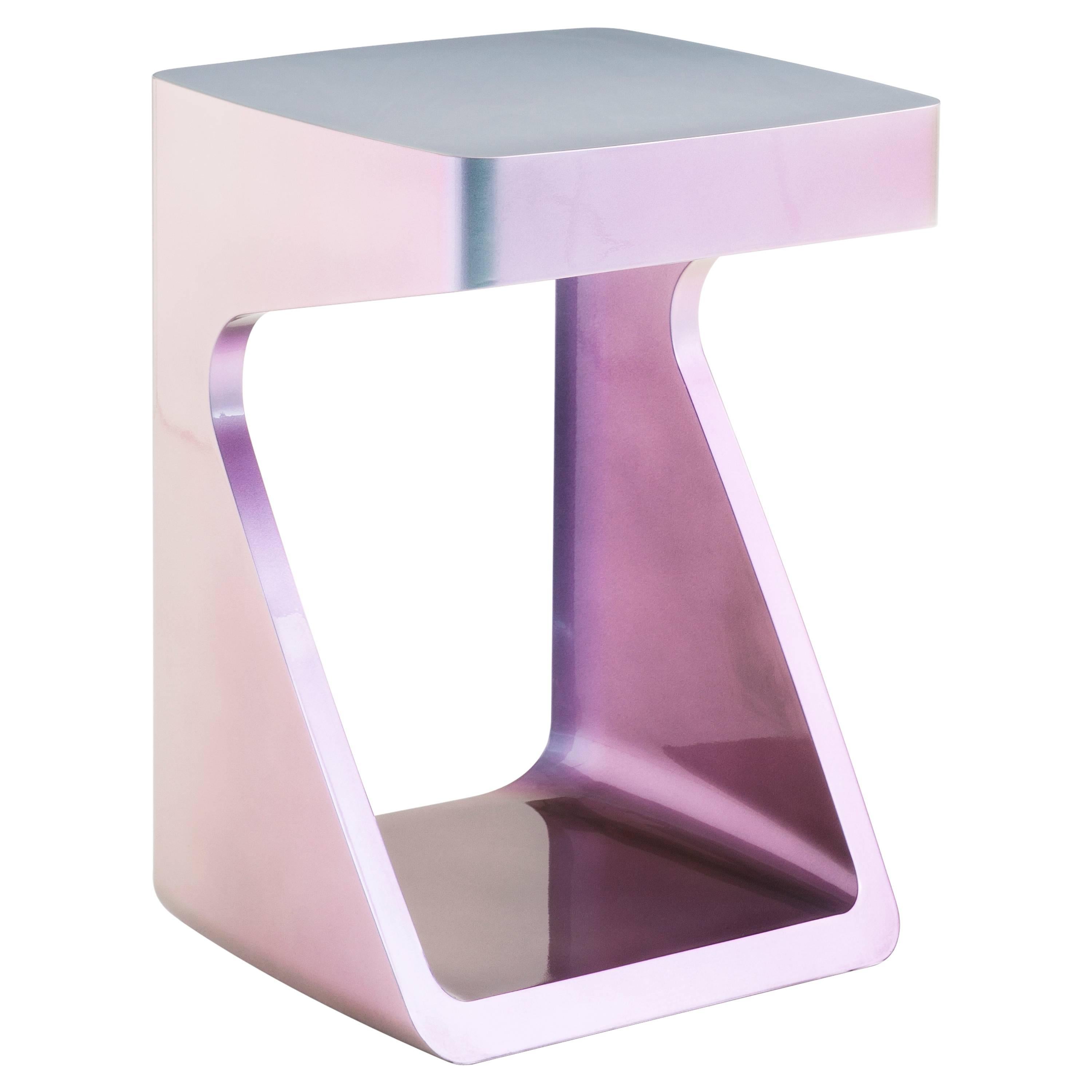 Modern Adolfo Abejon Contemporary Design Limited Edition 'Orion' White Side Table