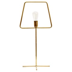Adolfo Abejon Contemporary Design 'Slim Brass' Lamp Prototype in Brass, 2016