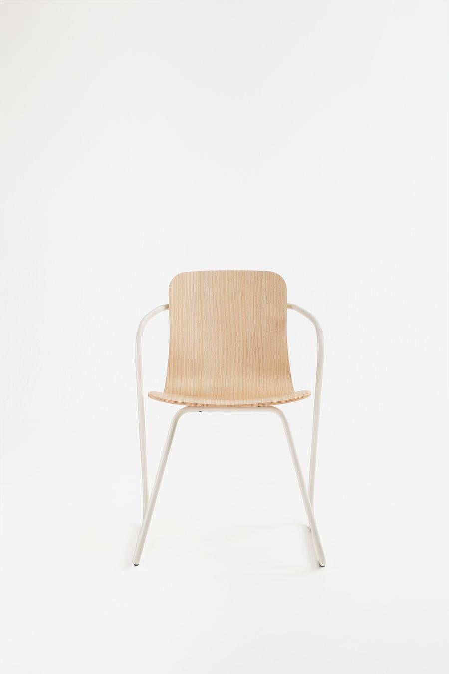 Cobra is a dining chair made of iron pipe and plywood. Cobra leads you to conversation; it’s flexible and adaptable to your movements while you’re sitting down. Also available upholstered in wool.

Materials:
Iron pipe, plywood.

Recommended