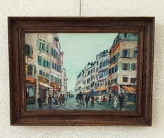 Paysage urbain animé