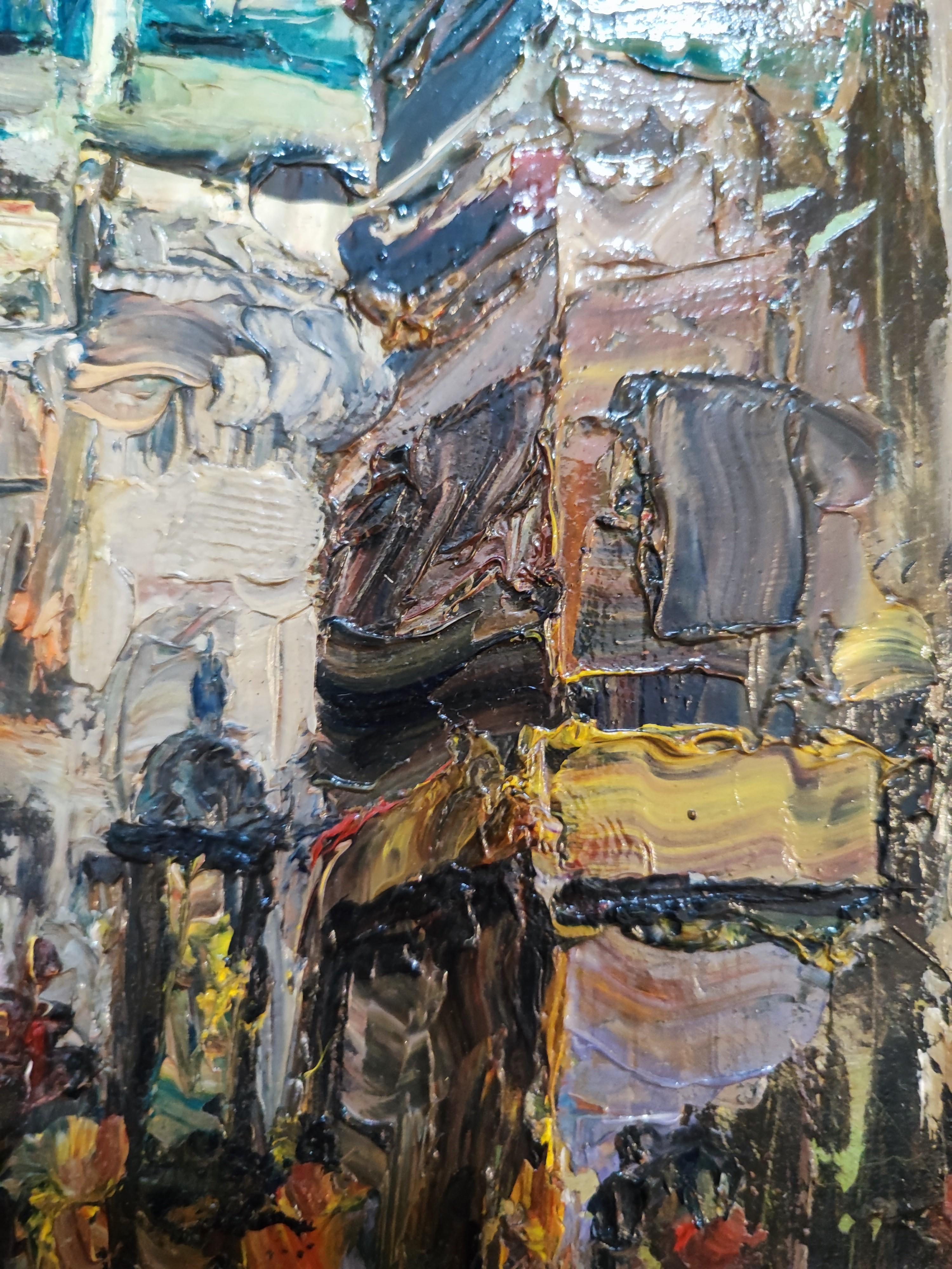 Travail sur le carton
Cadre en bois doré
33,5 x 47 x 3,5 cm