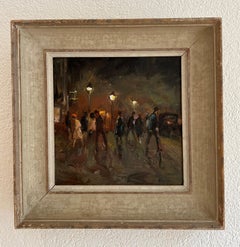 Walk under the street lights