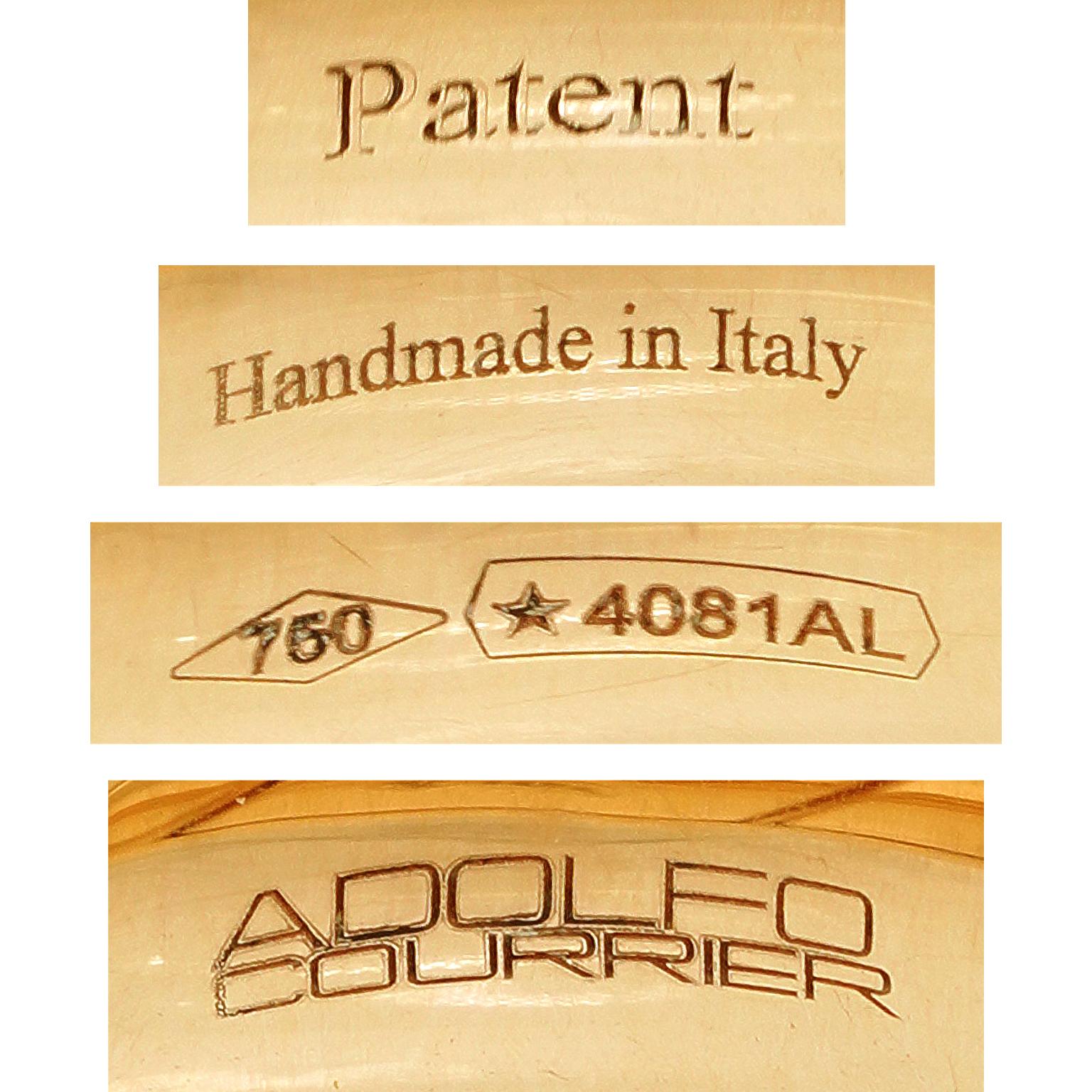 Anello d'oro Adolfo Courrier in vendita 1