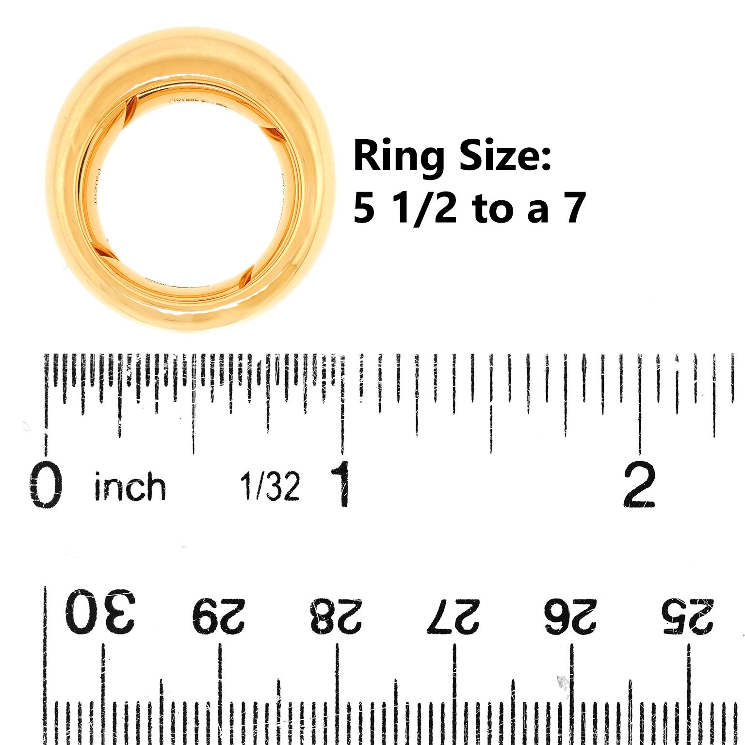 Anello d'oro Adolfo Courrier in vendita 2