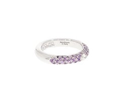 Adolfo Courrier Sapphire and Diamond Stackable Band