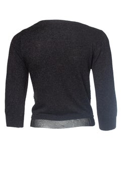 Adolfo Dominquez, grey cardigan with beads