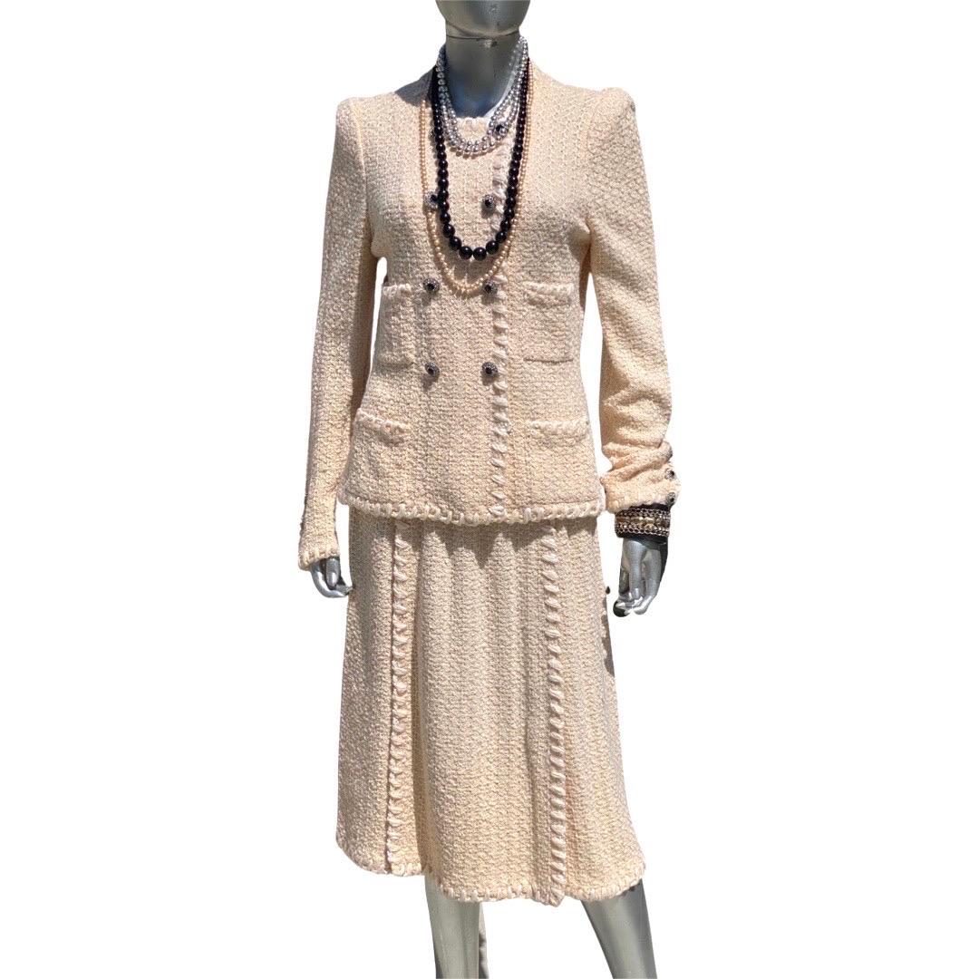 Adolfo was a New York designer born in Cuba who designed for the rich and famous all over the world. he became well known for his version of the infamous French bouclé suit originated by Chanel. His versions became just as collectible and desired as