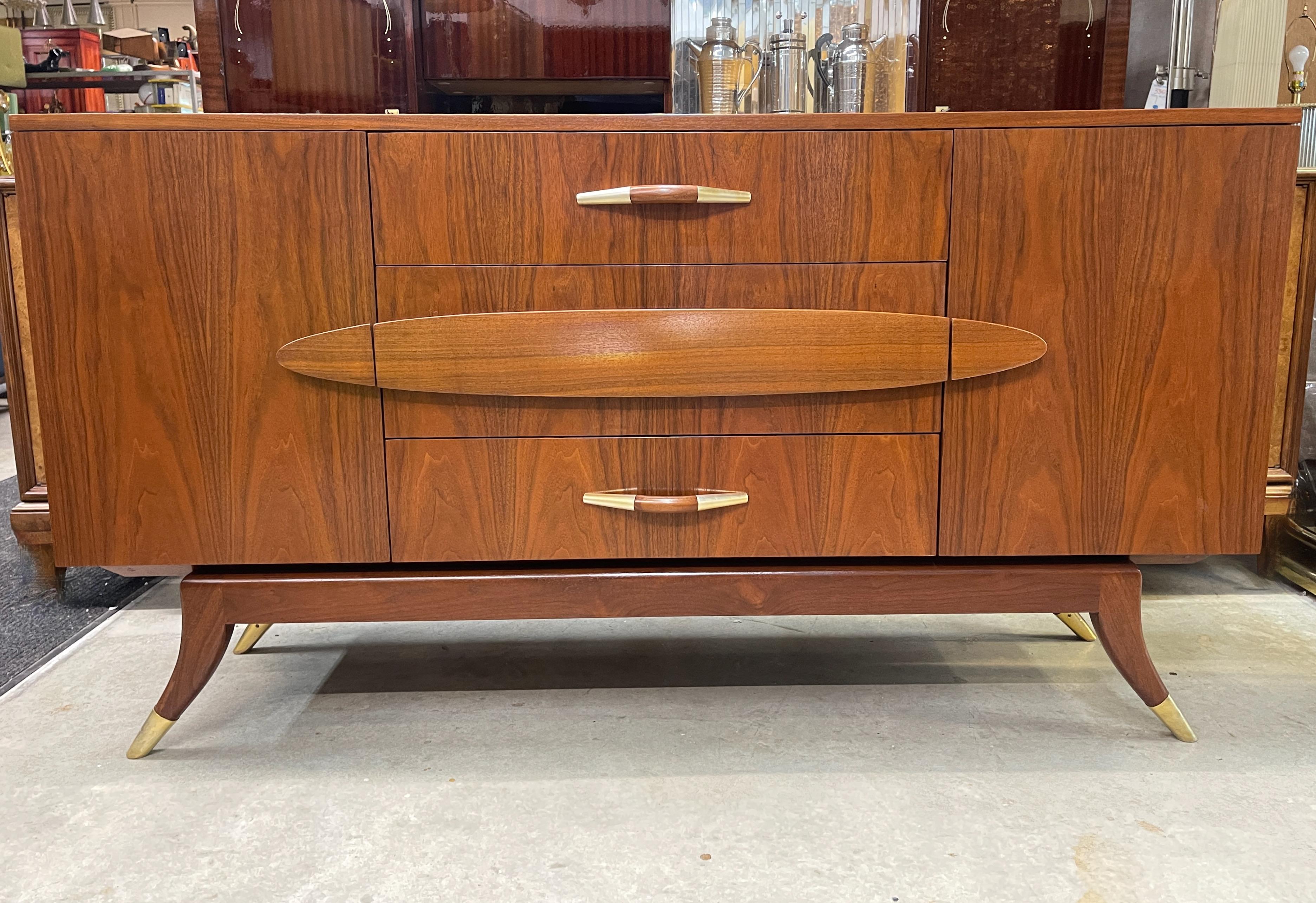 Adolfo Genovese Walnut Sideboard for F & G Handmade Furniture 1954 7